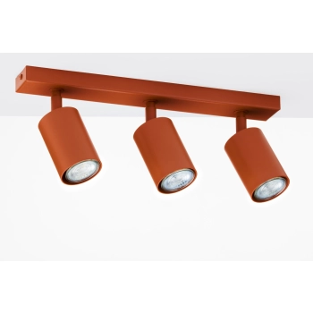 Zoom lampa sufitowa 3xGU10 41507 ceglana Sigma Lighting