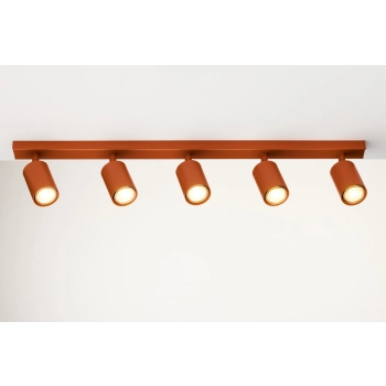 Zoom lampa sufitowa 5xGU10 41509 ceglana