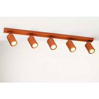 Zoom lampa sufitowa 5xGU10 41509 ceglana