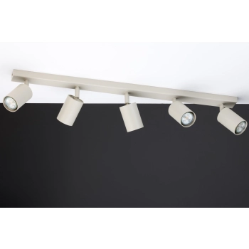 Zoom lampa sufitowa 5xGU10 41517 szary beż