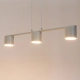 Mila lampa wisząca 3xGx53 41356 szary beż