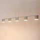 Mila lampa wisząca 5xGx53 41357 szary beż