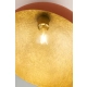 Sfera lampa sufitowa 1xE27 41518 ceglana złota