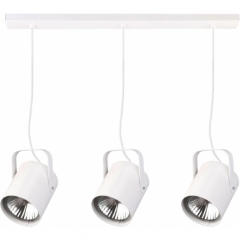 Flesz 3 lampa wisząca biała E27 31150