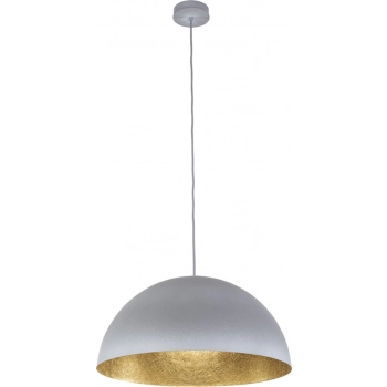 Sfera 35 lampa wisząca E27 30147 szara nakrapiana/złota