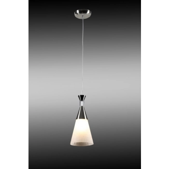 Atena 1 lampa wisząca E27 inox, biały 730/1 Sinus