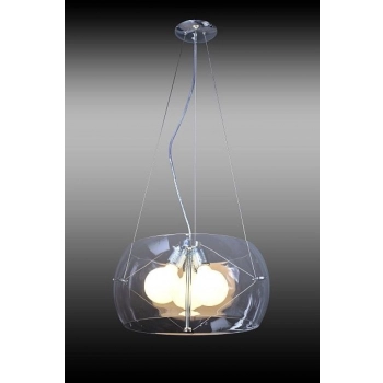 Trio 400 lampa wisząca E27 chrom Sinus