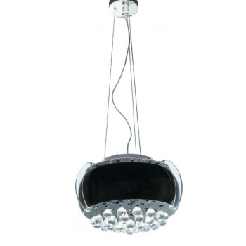 Rock lampa wisząca G4 czarna Sinus