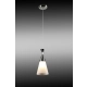 Atena 1 lampa wisząca E27 inox, biały 730/1 Sinus