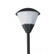 Eco lampa słupowa E27 IP65 OGMW 1 ECO czarna