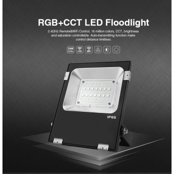 Naświetlacz LED 20W RGB+CCT + pilot FUT088