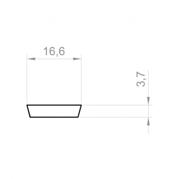 Osłonka C5 2m do profili LED P11-1, P24-1