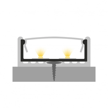 Profil LED P13-1 1m anodowany