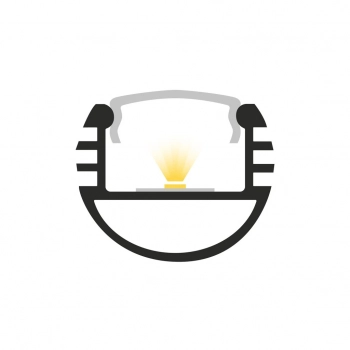 Profil LED P8-1 1m anodowany