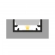 Profil LED P11-1 2m anodowany IP67