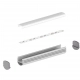 Profil LED P8-1 1m anodowany