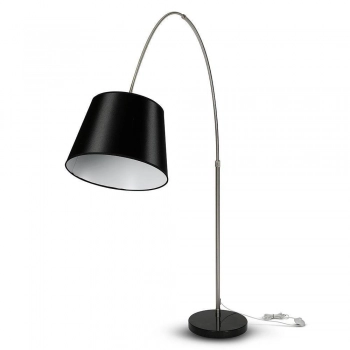 Lampa podłogowa E27 czarna 1920x1960mm VT-7451