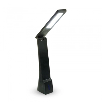 Lampka biurkowa 4W LED ściemnianie ładowanie czarna VT-1014 2700K-6400K 550lm V-TAC