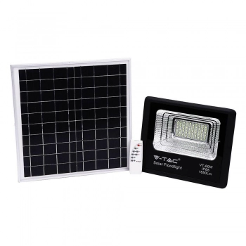 Naświetlacz solarny VT-60W LED 20W 1650lm 6000K SKU94010 V-TAC