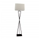 Lampa podłogowa iks kwadrat czarna kość słoniowa 450x300x1630mm VT-7912 V-TAC