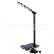 Lampka biurkowa LED 4W 500lm 2700K-6400K 3W1 indukcja zmiana barwy czarna VT-7405