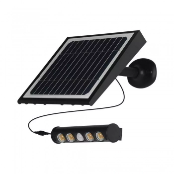 Naświetlacz solarny VT-11108 LED 8W 950lm 4000K czujnik ruchu