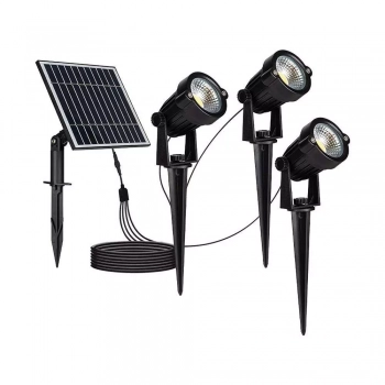 Zestaw reflektorów solarny VT-11032 LED 3x1,2W 3x50lm 3000K V-TAC