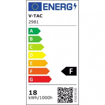 Tuba świetlówka LED 120cm T8 18W G13 1850lm 3000K szklana