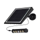 Naświetlacz solarny VT-11108 LED 8W 950lm 6000K czujnik ruchu