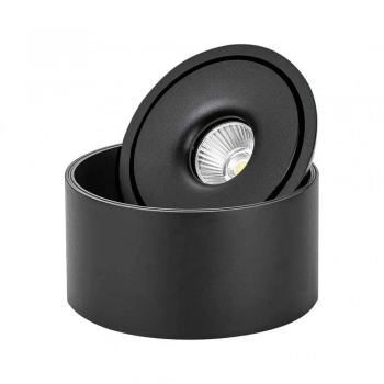 V-TAC oprawa sufitowa uchylna Ø 148 mm LED COB 20 W 1408 lm CCT CRI90+ czarna VT-2825