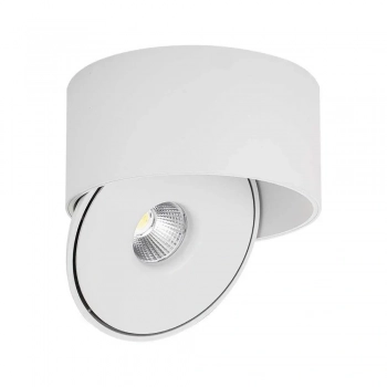 V-TAC oprawa sufitowa uchylna Ø 178 mm LED COB 28 W 2500 lm CCT CRI90+ biała VT-2833