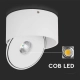 Oprawa sufitowa uchylna Ø178mm LED COB 28W 2500lm CCT CRI90+ biała VT-2833