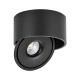 V-TAC oprawa sufitowa uchylna Ø 178 mm LED COB 28 W 2500 lm CCT CRI90+ czarna VT-2833