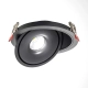V-TAC Oczko wbudowywane uchylne Ø 200 mm LED COB 30 W 2500 lm CCT CRI90+ czarne VT-2532