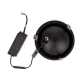 Oczko wbudowywane uchylne Ø200mm LED COB 30W 2500lm CCT CRI90+ czarne VT-2532