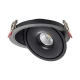V-TAC Oczko wbudowywane uchylne Ø 200 mm LED COB 30 W 2500 lm CCT CRI90+ czarne VT-2532