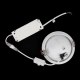 Oczko wbudowywane uchylne Ø200mm LED COB 30W 2500lm CCT CRI90+ białe VT-2532