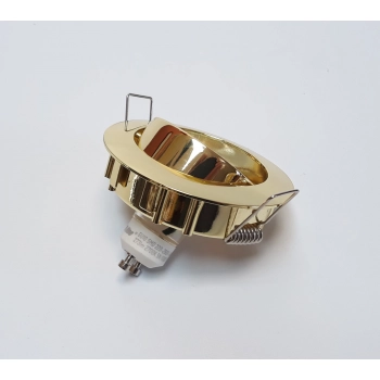Oprawka wbudowywana regulowana DL-5 MR16 50W GU5,3 złota
