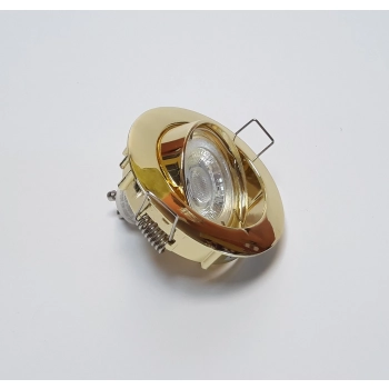 Oprawka wbudowywana regulowana DL-5 MR16 50W GU5,3 złota
