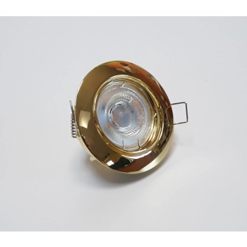 Oprawka wbudowywana regulowana DL-5 MR16 50W GU5,3 złota