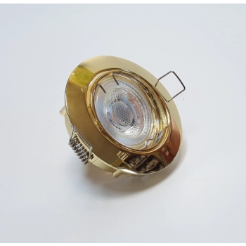 Oprawka wbudowywana regulowana DL-5 MR16 50W GU5,3 złota