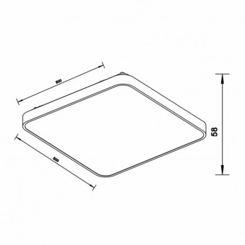 Sierra lampa sufitowa złota