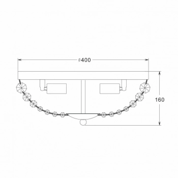 Cosi lampa sufitowa 3xE14 chrom