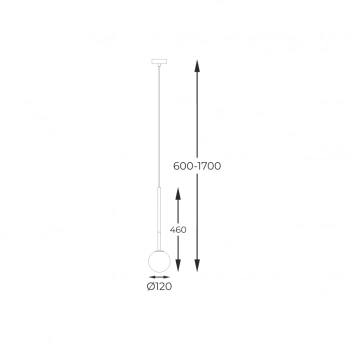 Arcturus lampa wisząca 1xG9 LED 003064-028108