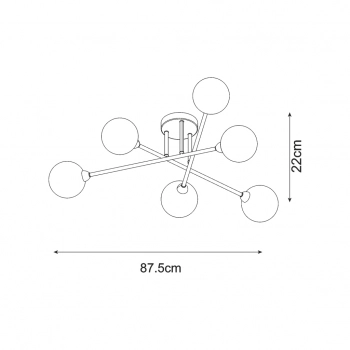 Basis lampa sufitowa 6xG9 LED 003064-027539