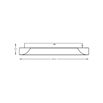 Cameron lampa sufitowa LED 33W 3800lm 3000K 003064-026729 biała