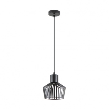 Dolia lampa wisząca 1xE27 003064-025602 czarna