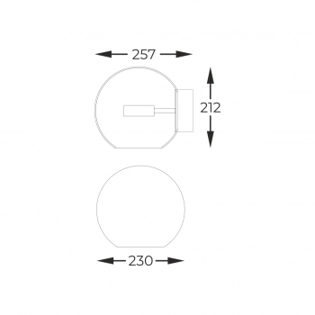 Enceladus kinkiet LED 5W 500lm 3000K 003064-028136