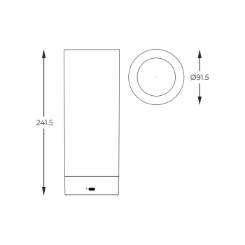 Esterno lampka stołowa LED 1,2W 100lm 2700K 003064-028066