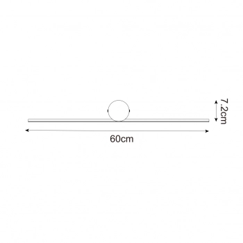 Fad kinkiet LED 5W 880lm 4000K 003064-027552